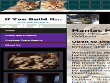 Tablet Screenshot of maniacmansioncovina.com